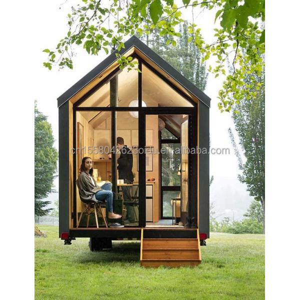 50/75/100mm Wave Sandwich Panel Wall Luxury Metal Wooden Garden Small House for Modern Prefabricated Hotel
