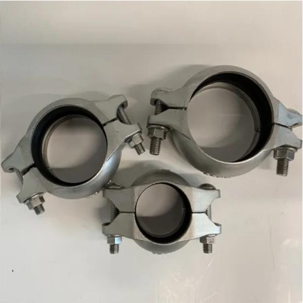76mm 316L No Hub Stainless Steel Grooved Couplings Pipe Fitting Dn10 450psi