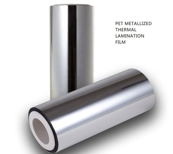 21 Mic Aluminum Metalized Polyester Film Rolls pour imprimer le plastique 3000mm