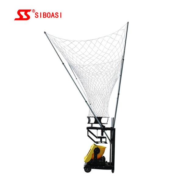 180 Degree Automatic Basketball Shooting Machine With Remote Control & Speed Adjustment For Throwing Training