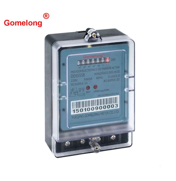 DDS5558 Voltage Current Power Display Single Phase Analog Energy Meter watt meter low price