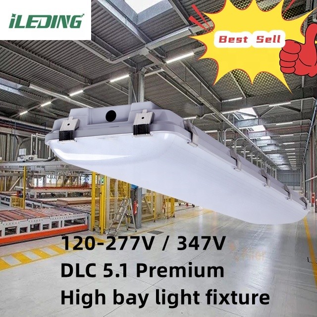 Warehouse Lighting Solution Industrial LED Vapor Tight Fixture Wet Location 120-347V