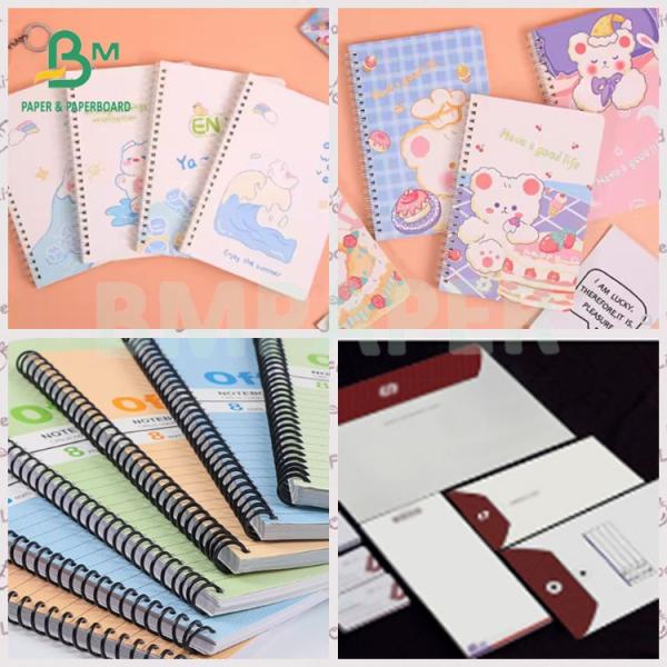 24 фунта 32 фунта гладкая непокрытая натуральная белая бумажная ручка