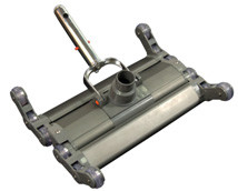 Supreme Full Aluminum Pool Vacuum Head 14” / 19” Manual Cleaning Silver Color