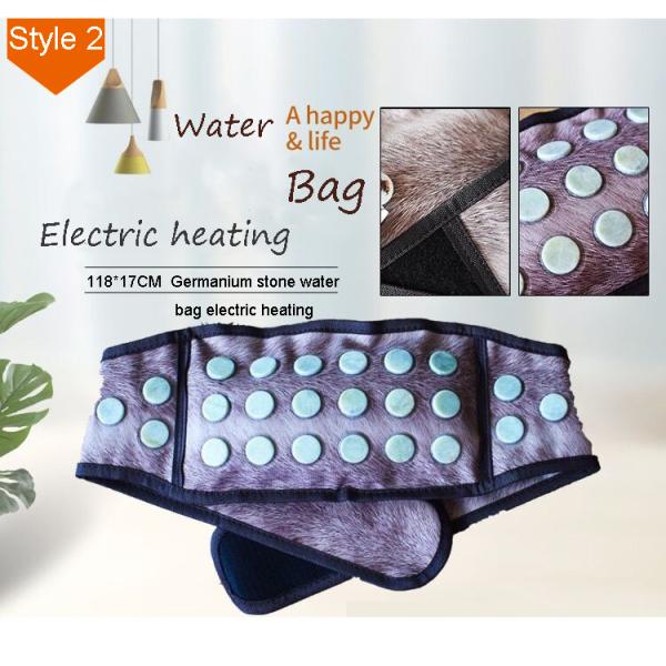 Infrared Thermal Therapy Jade Tourmaline Heating Belt with Musical Function and Anion Therapeutic Bio Healing