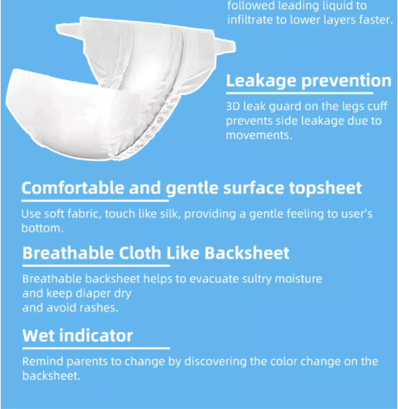 Baby Diapers Pull Up Pants Easy Wear Disposable
