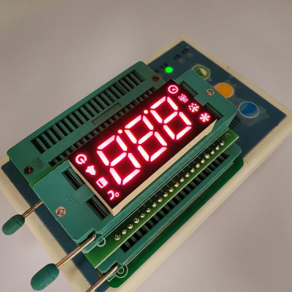 Red 3 digit common cathode 7segment LED Display for Refrigerator Controller