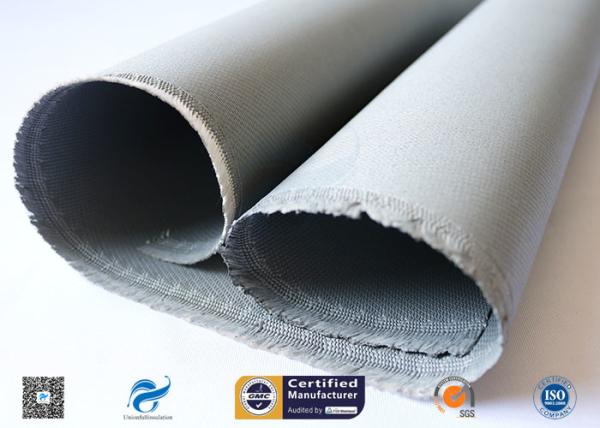 o silicone do cinza de 0.7mm revestiu a tela/pano alto resistente de alta temperatura do silicone