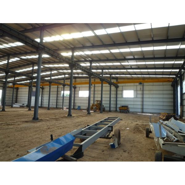 Large-Span Steel Structure Workshop for Manufacturing & Assembly