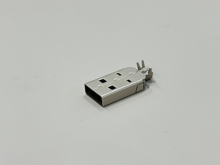 USB 2.0 AM Connector Two-Piece Shell 24.7mm | Electrical Cable Terminal Assembly for Power & Data Transmission