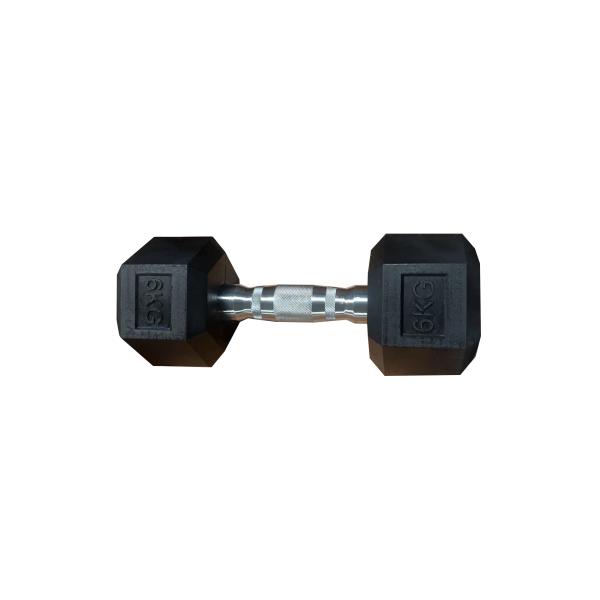 Rubber-covered Dumbbell Set with Customized Logo Perfect Addition to Home Gym Equipment