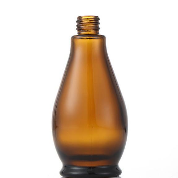 Makeup Essential Oil Container , No Leakage Dark Glass Dropper Bottles