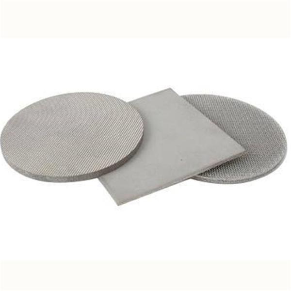 High Temperature Sintered Wire Mesh , Metal Mesh Filter  Diamond Hole