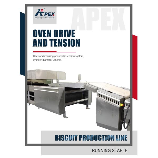 Synchronizing Pneumatic Tension System Industrial Electric Commercial Belt Conveyors For Biscuit