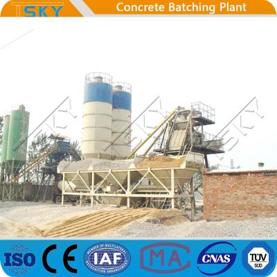 Descarregando rapidamente sistemas de tratamento por lotes concretos do ³ /H de HZS90 90m