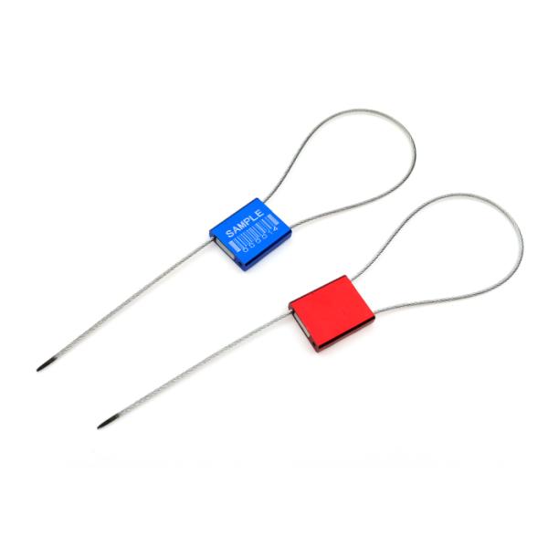 4.01KN Tensile Strength Cable Security Seals With Pull Tight Locking Mechanism