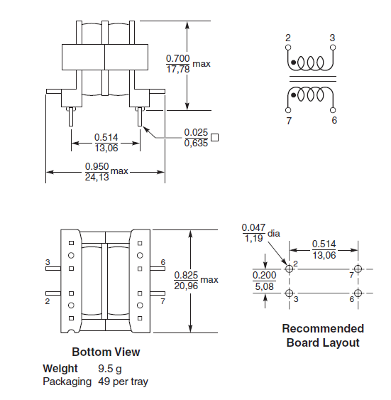 дроссель единого режима веса 9.5г, уменьшает дроссельную катушку ГА6252-А шума СМД
