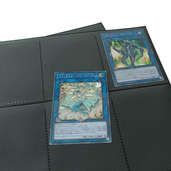 Mtg Tcg 18 Pocket Card Pages Top Loading Black Коллекционная карта Binder Pages