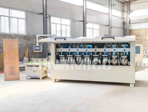 SINOMICC wooden door shaped sanding machine  Wood door shaped sanding machine MS1300H (8 roll)