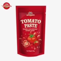 Pasta de tomate 100% pura em sachet de tomate de tomate com tamanhos de 100g