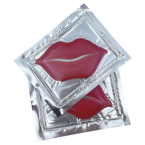 Custom Size Hydrating Moisturizing Crystal Lip Mask Hydrogel Collagen Lip Patch OEM