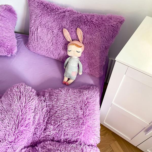 Двойная королева король твердый цвет утолщенный теплый винк бархатный 4 шт.