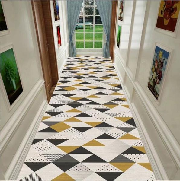 Special Geometric Pattern Commercial Floor Mat Entrance Corridor Stairway Hotel Mat