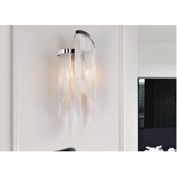 Creative Luxury Aluminum Chain led Ceiling Pendant Lights Modern Chandeliers