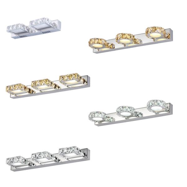 Stainless Steel Makeup LED Mirror Lights / Electric Bathroom Mirror Light Fixtures