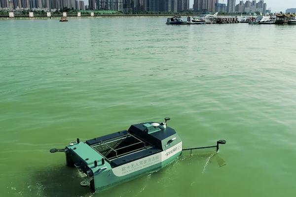 USV Unmanned Small Lake Water Grass Harvester Boat ASV For Water Cleaning SMURF