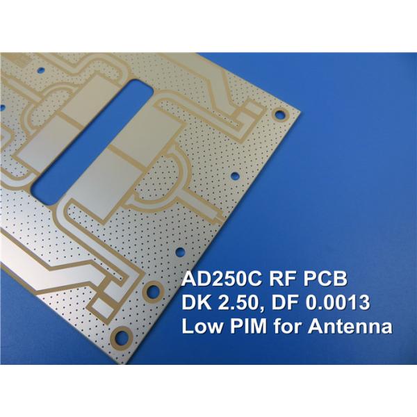 Rogers AD250 1.524 мм 2 слоя жесткий PCB без сварной маски