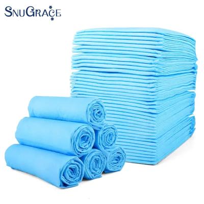 Incontinência Super Absorvente Sob Pad Cama Pads de Urina descartáveis com Pulpa de Fluff
