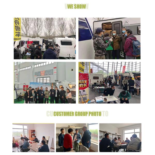 Normes australiennes de caravane de camping-car hors route de caravane de voyage de fibre de verre d'autoroute