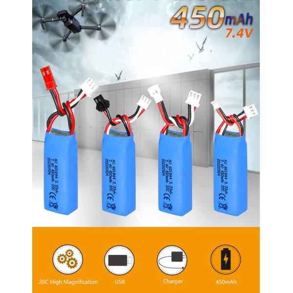 Перезаряжаемая система ветровой энергии Литийные RC батареи 7,4 В