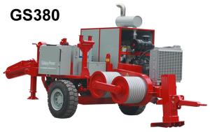 Cummins Engineの油圧滑車をひもでつなぐGS380 440kw 590hpの送電線