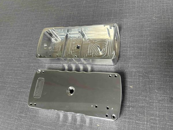 Customized Anodizing CNC Machined Parts Aluminum Housing Front And Back
