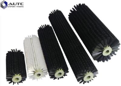 O rolo industrial espiral escova o fio feito sob encomenda de Nylon/PP/Sisal/Steel/escova de bronze do rolo da cerda para limpar a varredura polonesa