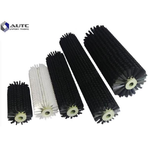 Спиральный промышленный ролик чистит изготовленный на заказ провод Nylon/PP/Sisal/Steel/латунную щетку щеткой ролика щетинки для очищать польское припудривание