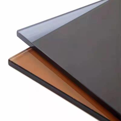 planta de produção de vidro flutuante 3 mm 8 mm 10 mm 12 mm vidro refletor bule claro de cor bronze verde cinza