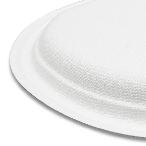 47.00cm * 33.00cm * 31.50cm Eco-Friendly 9inch Sugarcane Bagasse Round Disposable Plate
