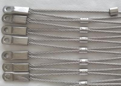 1.6mm 7 * 7 Stainless Steel Wire Rope Mesh For Protection Animal