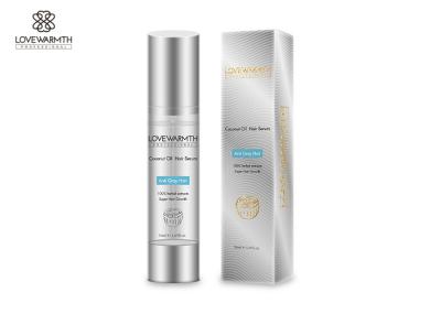 Soro erval do óleo de coco dos extratos dos cuidados capilares, 50ml anti Gray Hair Growth Serum