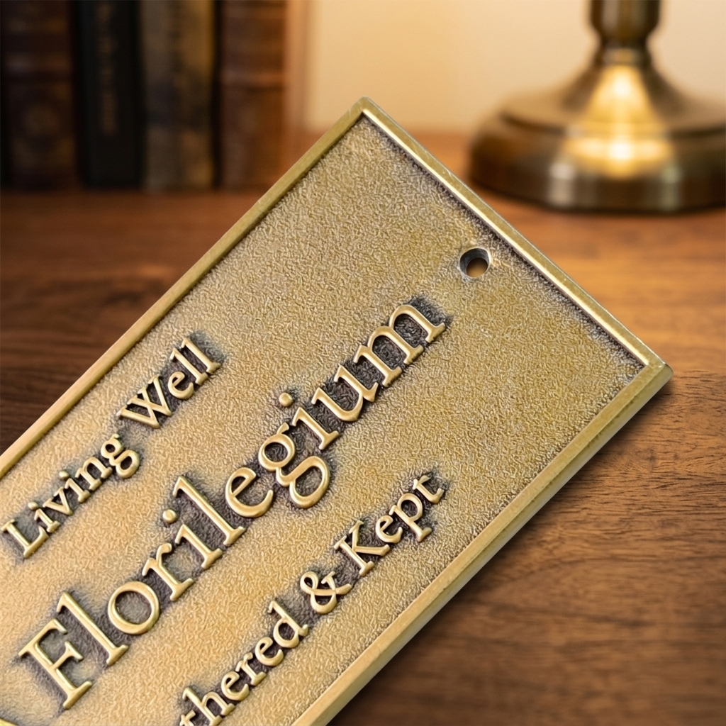 Customized Vintage Furniture Metal Nameplates Antique Copper Zinc Alloy Nameplates