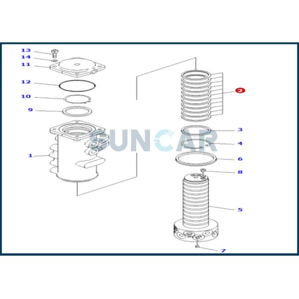 703-07-95122 7030795122 уплотнение, кольцо масла пункта тапочки
