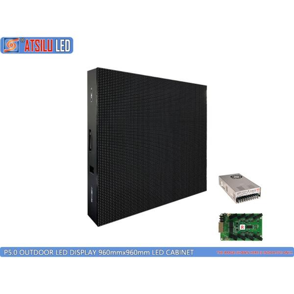 P5mm Outdoor LED Display , Outdoor LED Video Screen 6500CD/M² Brightness