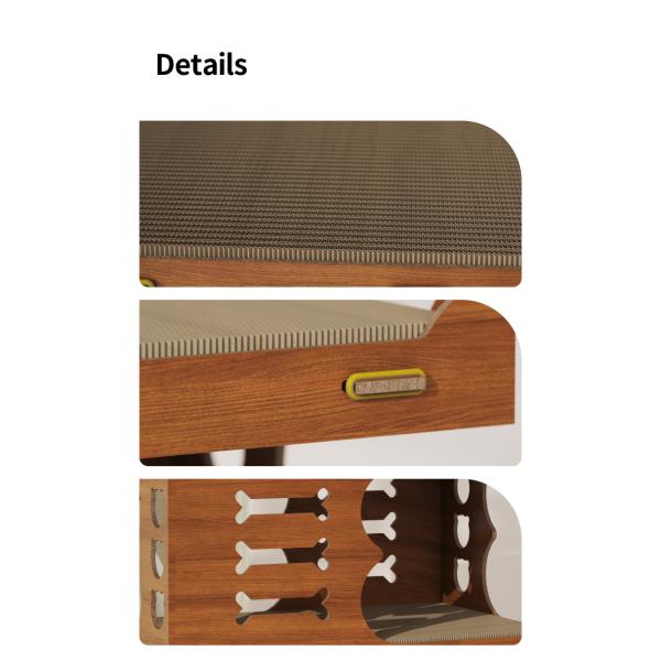 Cat's Paradise Corrugated Cardboard Cat Scratcher Lounge House with Custom Design