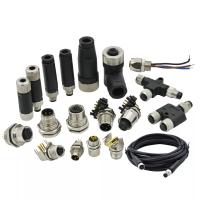 IP68 3 4 5 6 8 12 17 Pin A B D Código Macho Fêmea Cable Molding Direct Signal Panel Mount M8 M12 conector à prova de água