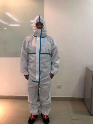 Nonwoven Disposable Protective Suit Clothing Isolation Safety Coverall Suit