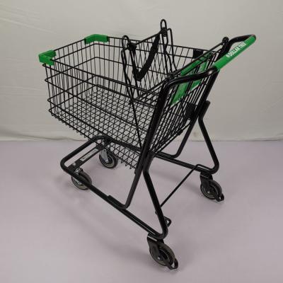 Estilo americano de compra de pouco peso clássico preto 80L do carro do trole