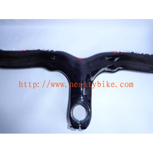 HB-NT13 NEASTY-Full Carbon Road Bike Parts/Bicycle Green Handlebar with integrated Stem